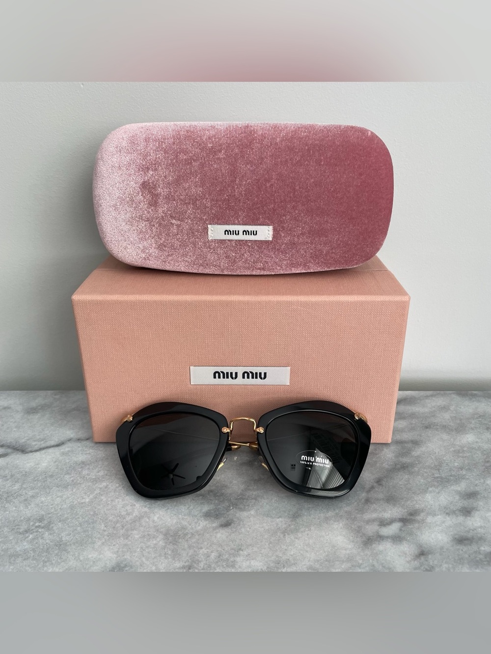 Miu Miu Cat-eye Acetate Sunglasses